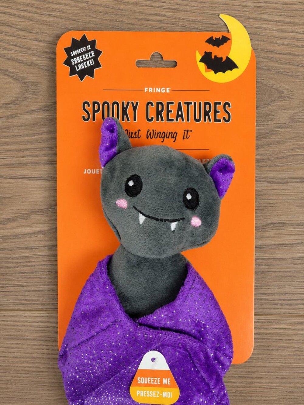Fringe Studio Spooky Creatures Plush Bat Dog Toy – NWT